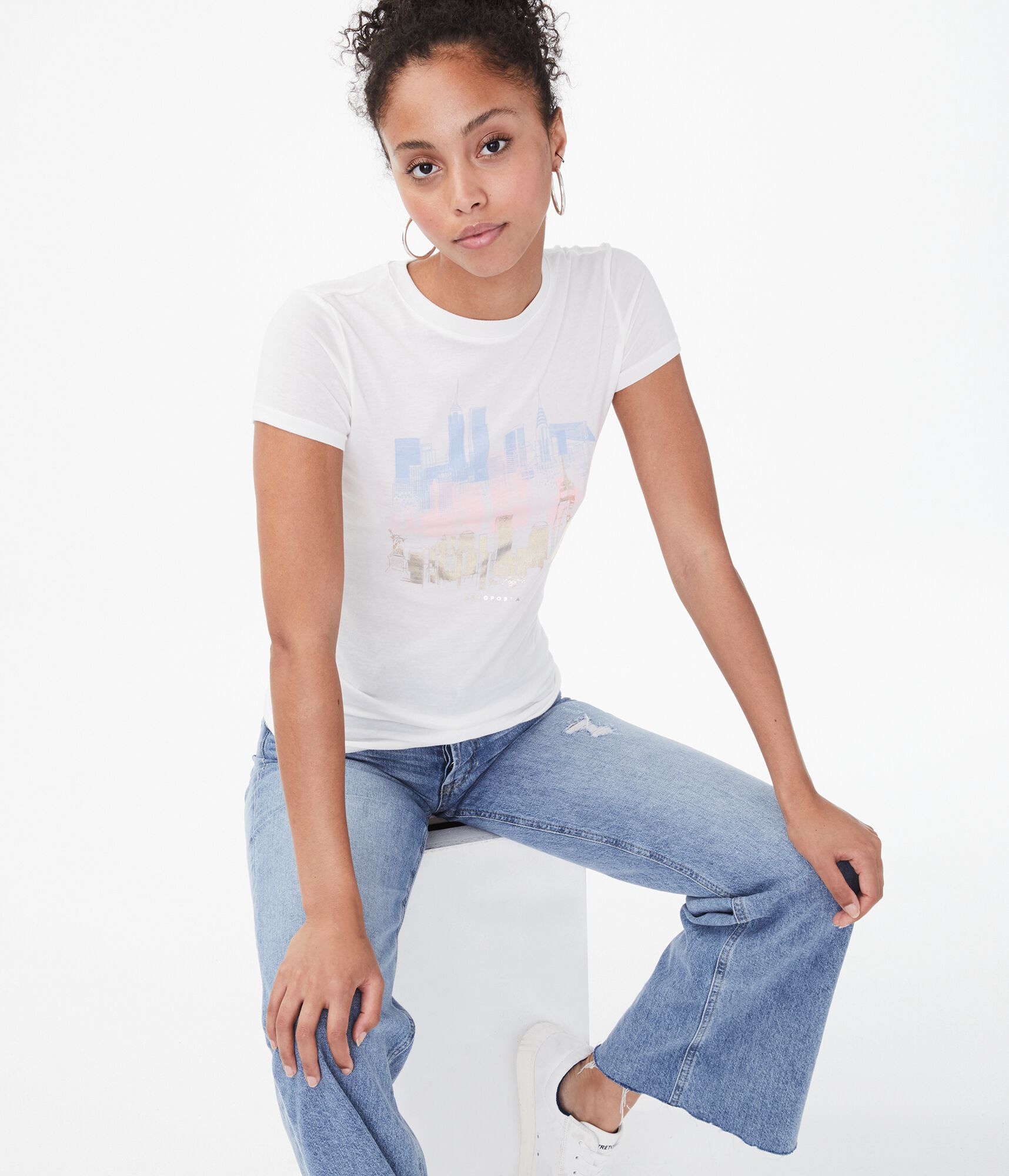 Foil NYC Skyline Graphic Tee