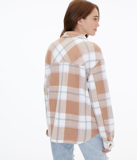 Plaid Flannel Shacket Plaid Flannel Shacket