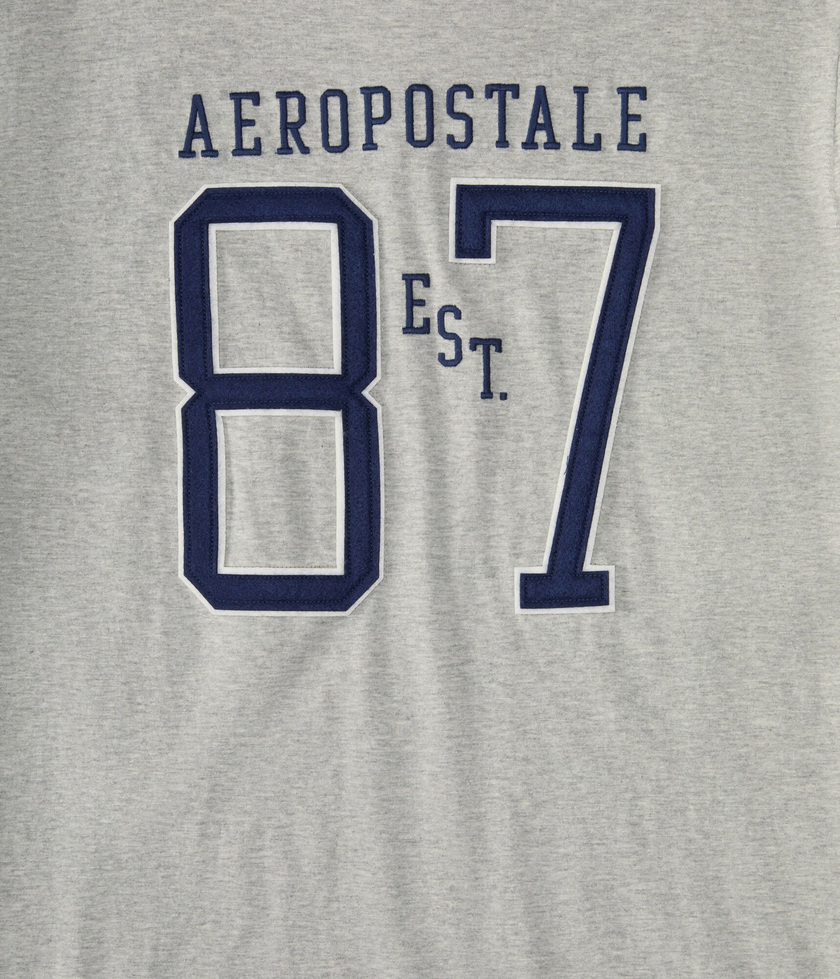 Aeropostale 87 Appliqué Graphic Tee