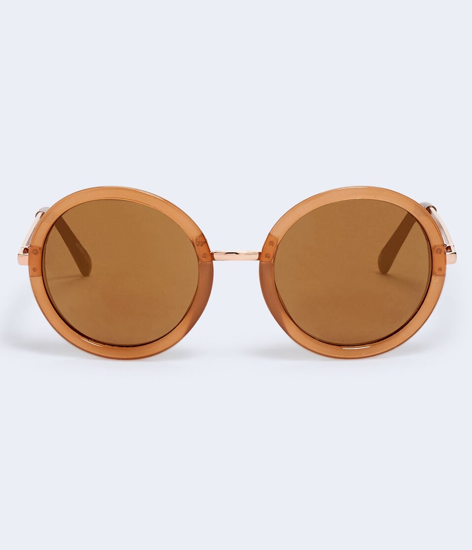 Translucent Round Sunglasses