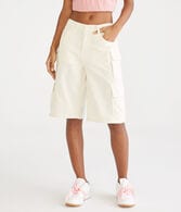 Twill Cargo Bermuda Shorts