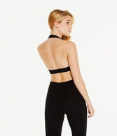 Ribbed Seamless Halter Bralette