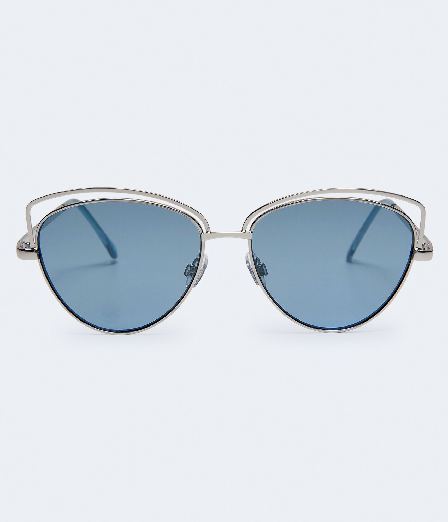 Geometric Mirrored Sunglasses