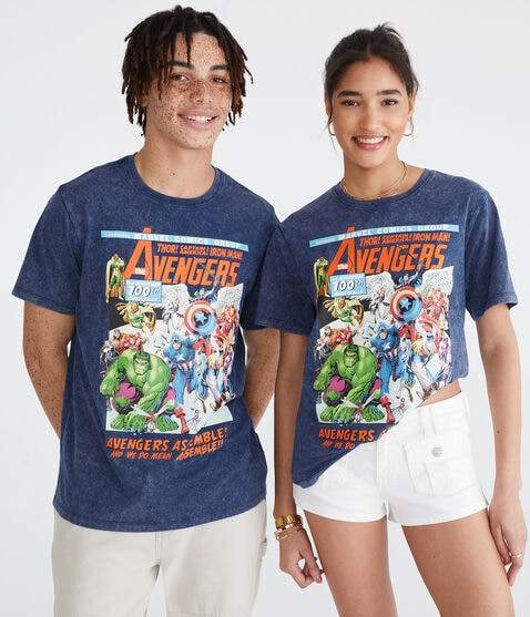 Marvel | Aero Avengers 100th Comic Relaxed Graphic Tee Marvel | Aero Avengers 100th Comic Relaxed Graphic Tee