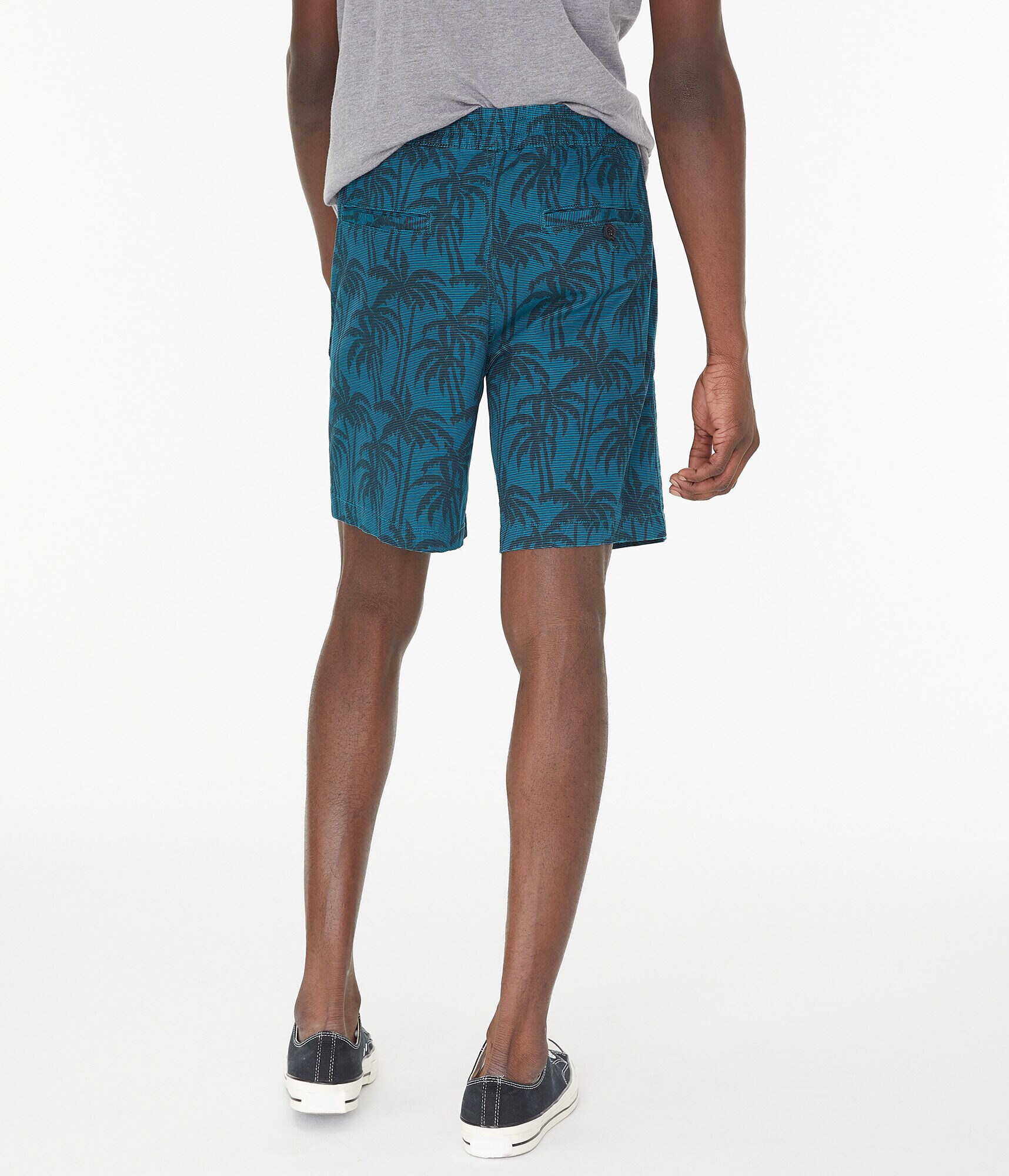 Palm Print Jogger Shorts 8.5\