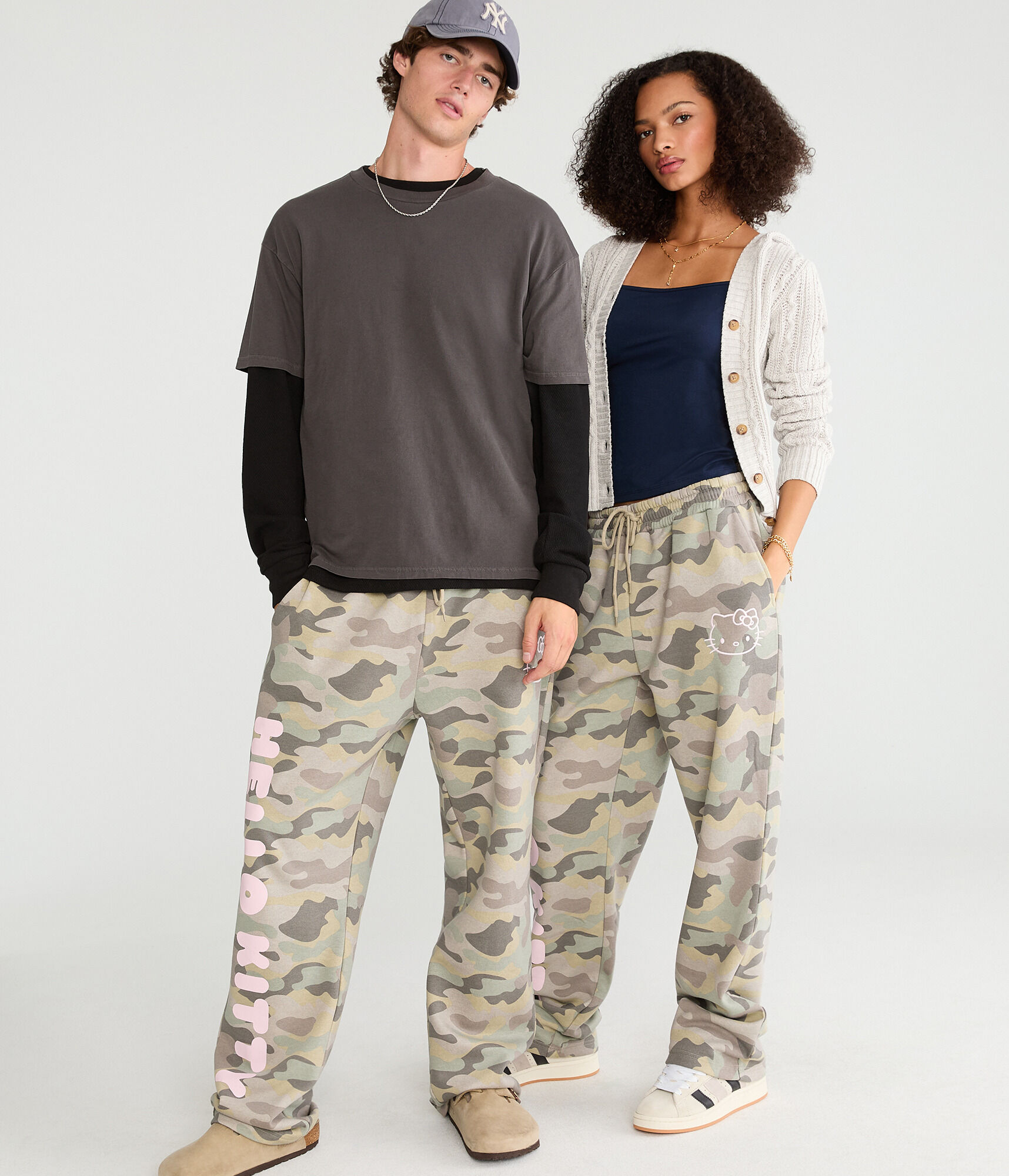 Hello Kitty | Aero Camo Straight Leg Sweatpants
