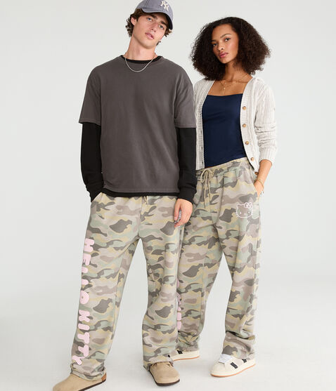 Hello Kitty | Aero Camo Straight Leg Sweatpants Hello Kitty | Aero Camo Straight Leg Sweatpants