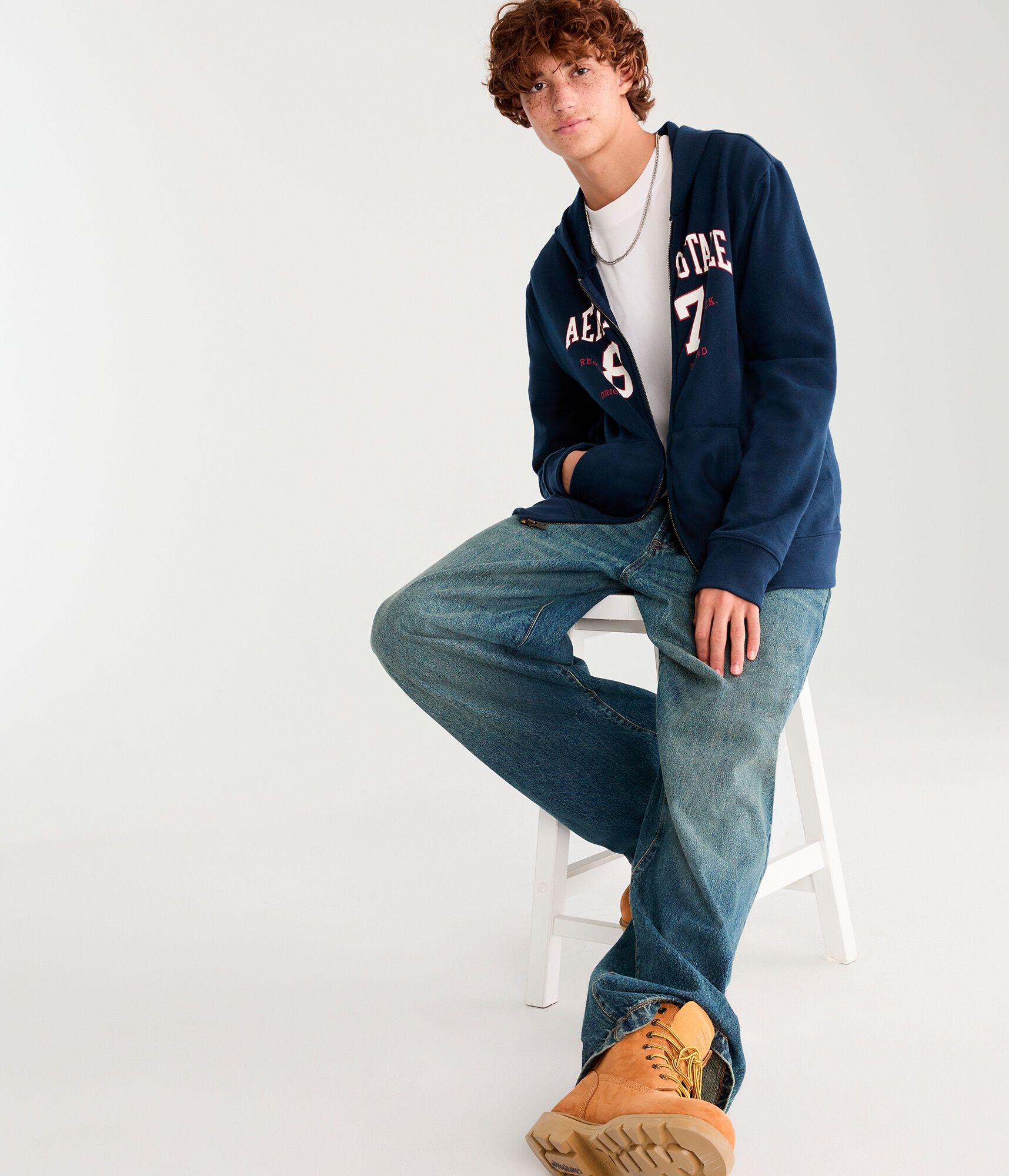 Aeropostale 87 Full-Zip Hoodie