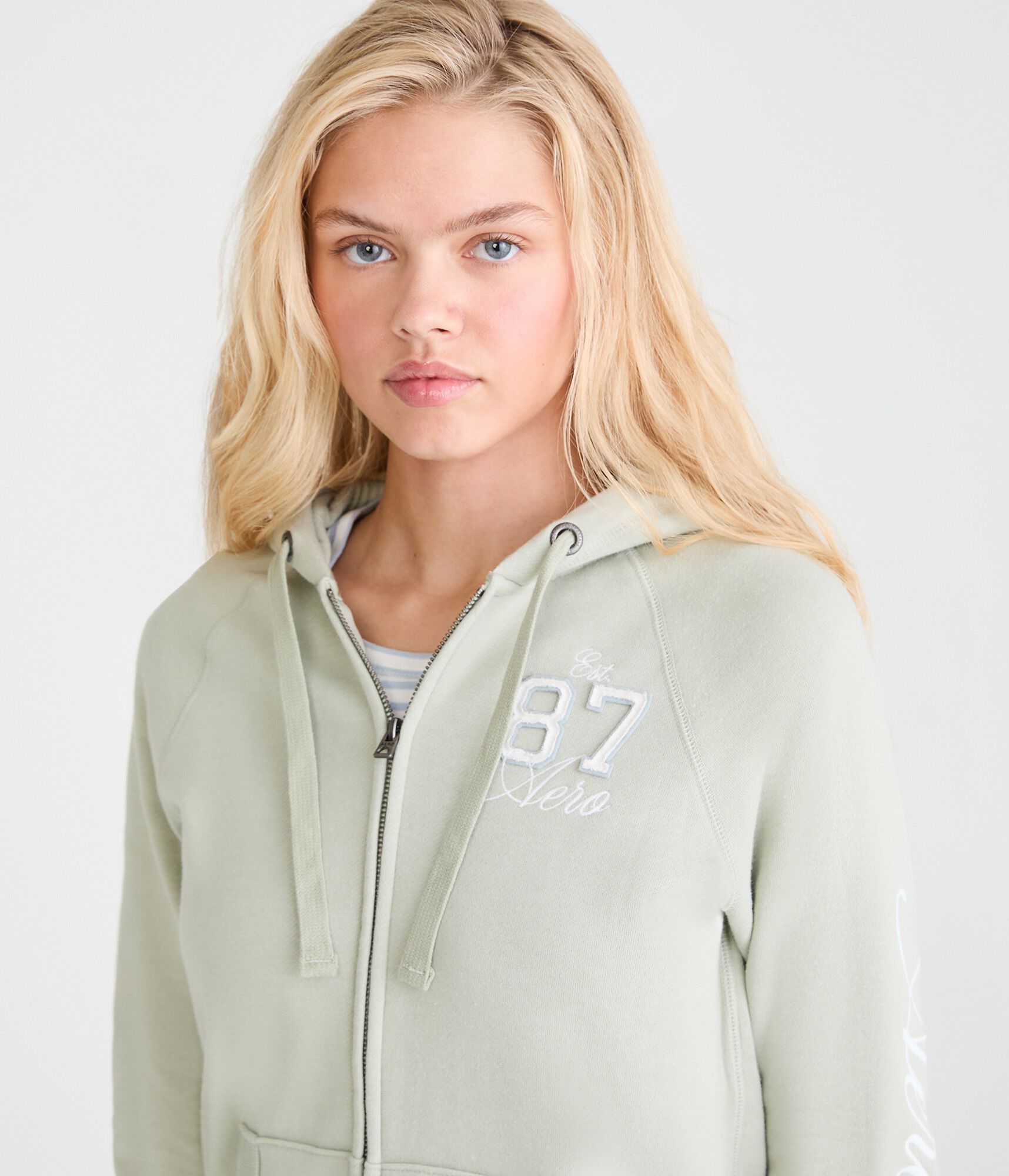 Aero 87 Logo Full-Zip Hoodie