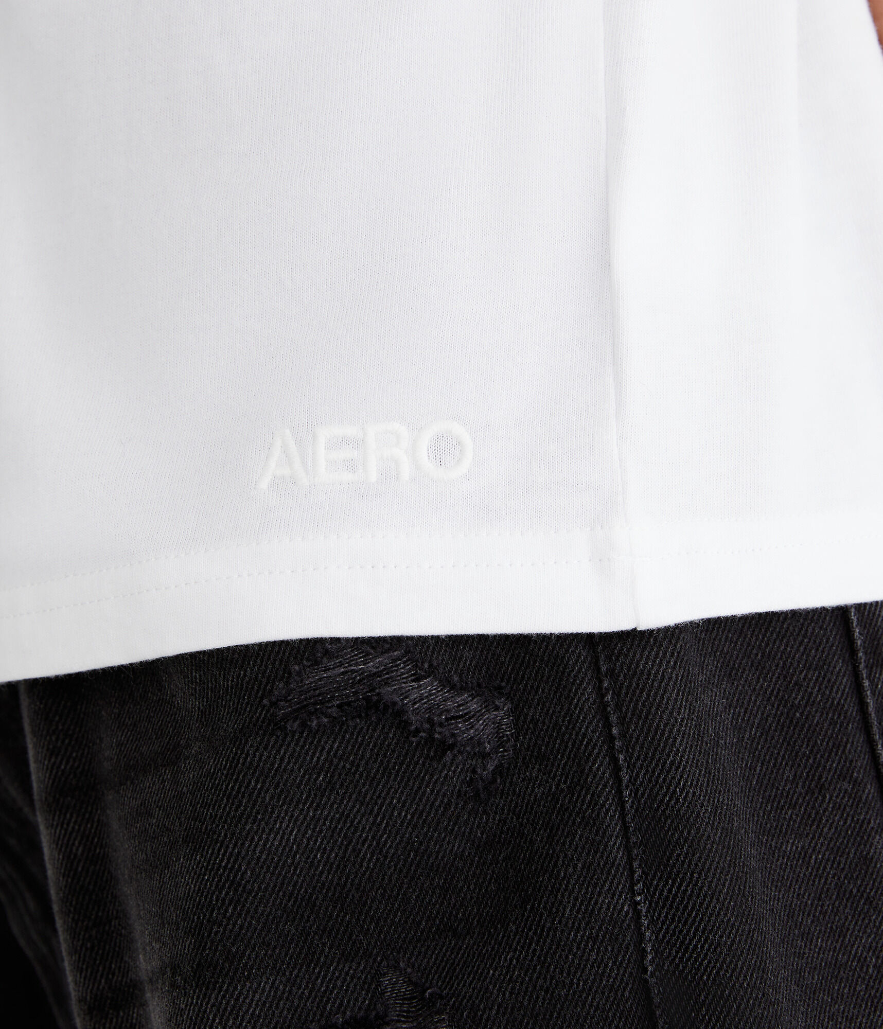 Tonal Logo Relaxed Fit Crew Tee