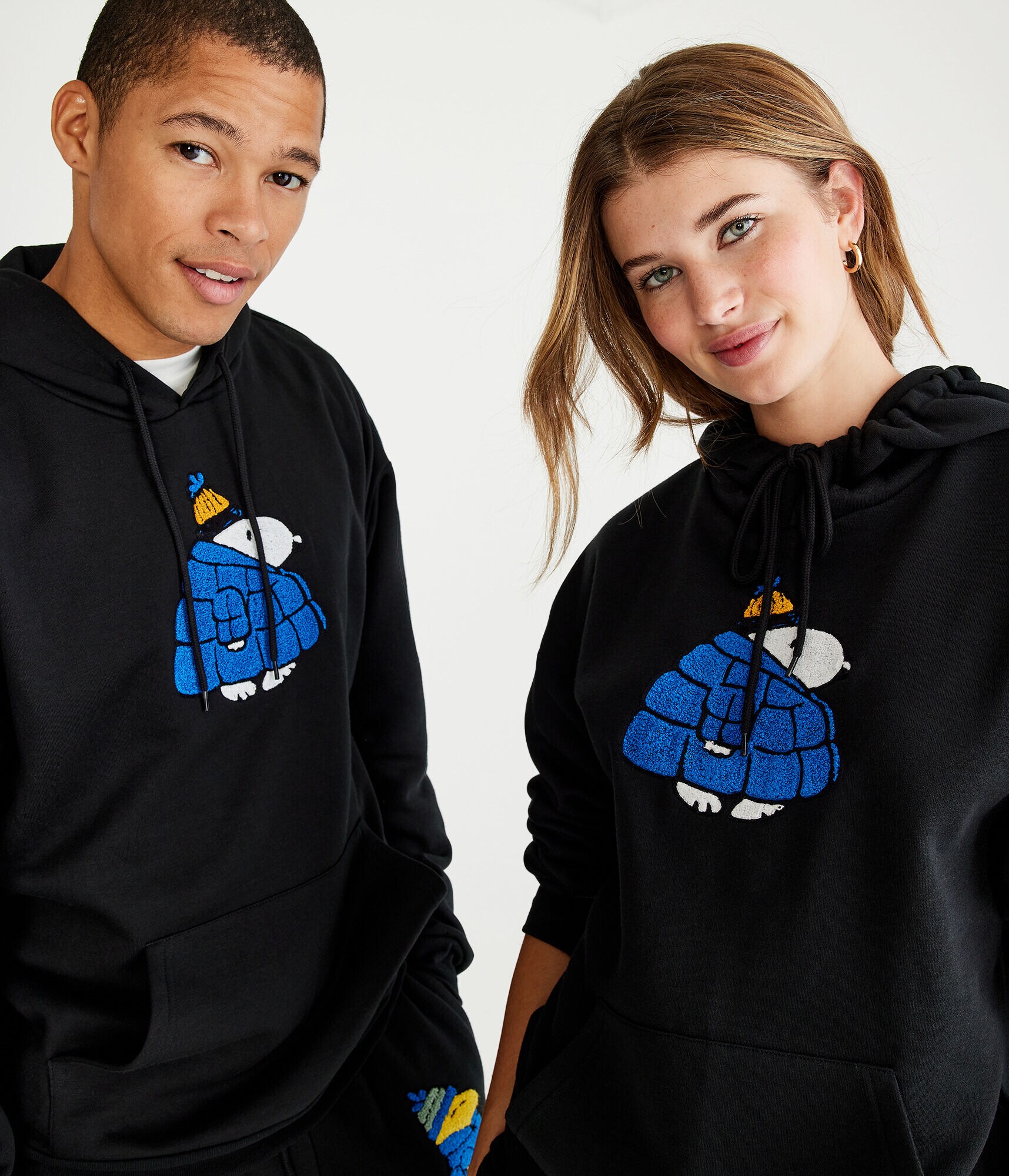 Peanuts&reg; | A&eacute;ropostale Snoopy Puffer Jacket Pullover Hoodie