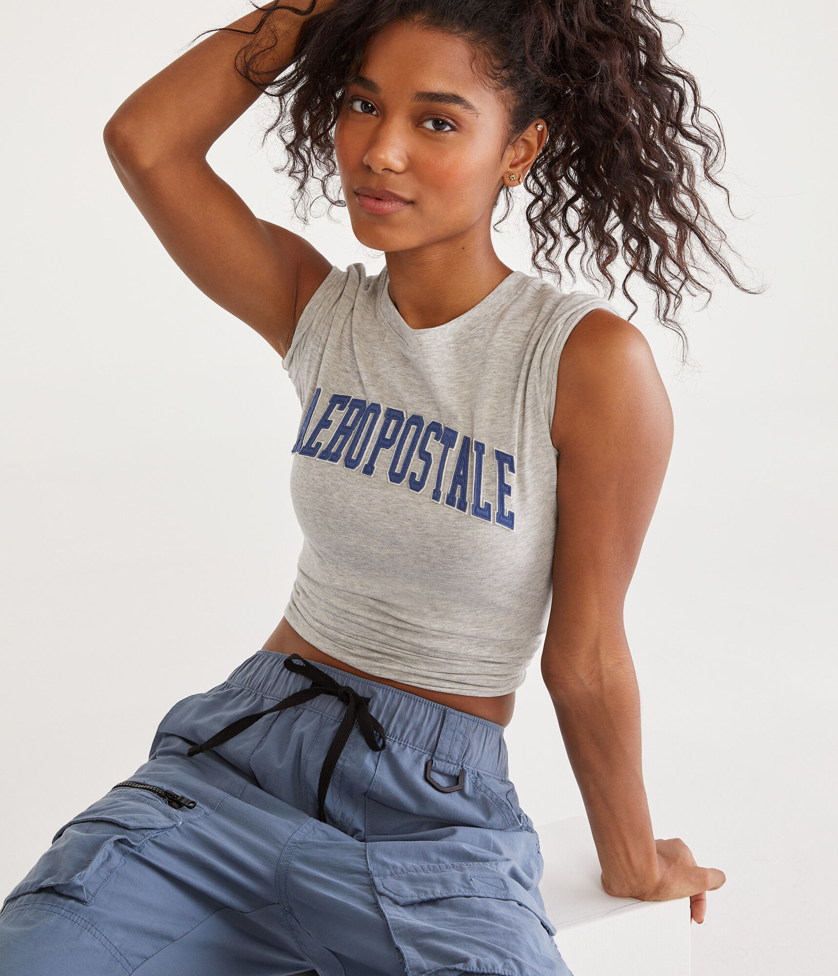Aeropostale Logo Appliqu&eacute; Graphic Tee