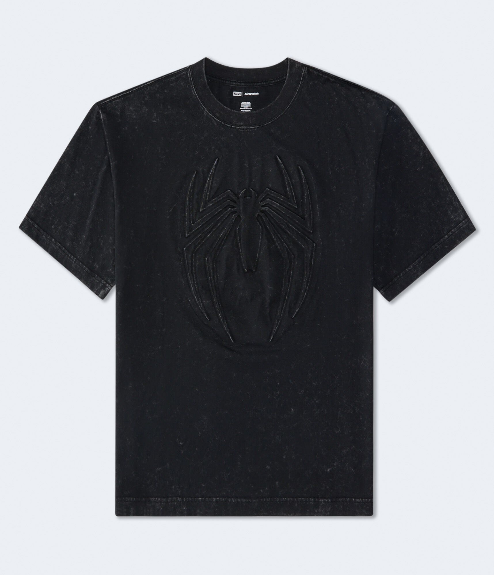 Spider-Man Embossed Logo Relaxed Graphic Tee