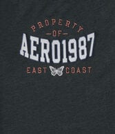 Aero1987 Butterfly Appliqué Graphic Tee