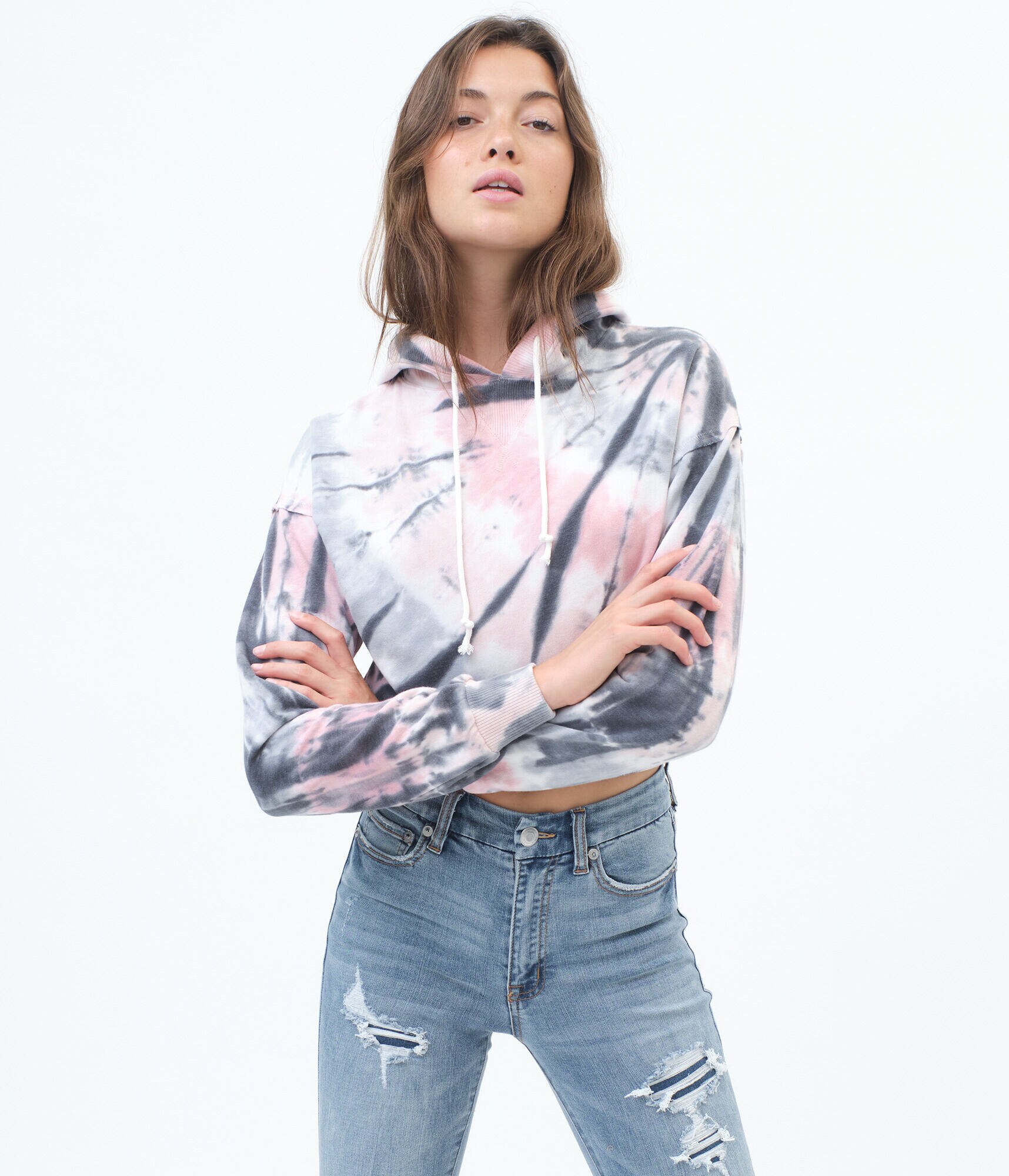 aeropostale fuzzy fleece pullover hoodie