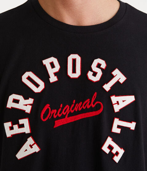 Aeropostale Circle Appliqué Graphic Tee Aeropostale Circle Appliqué Graphic Tee