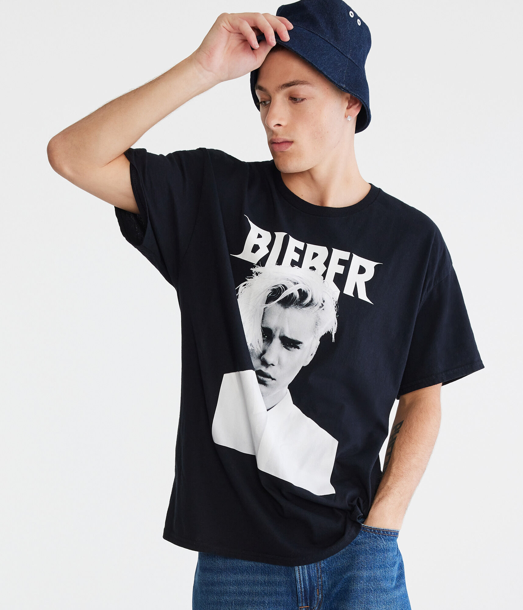 Justin Bieber Photo Graphic Tee