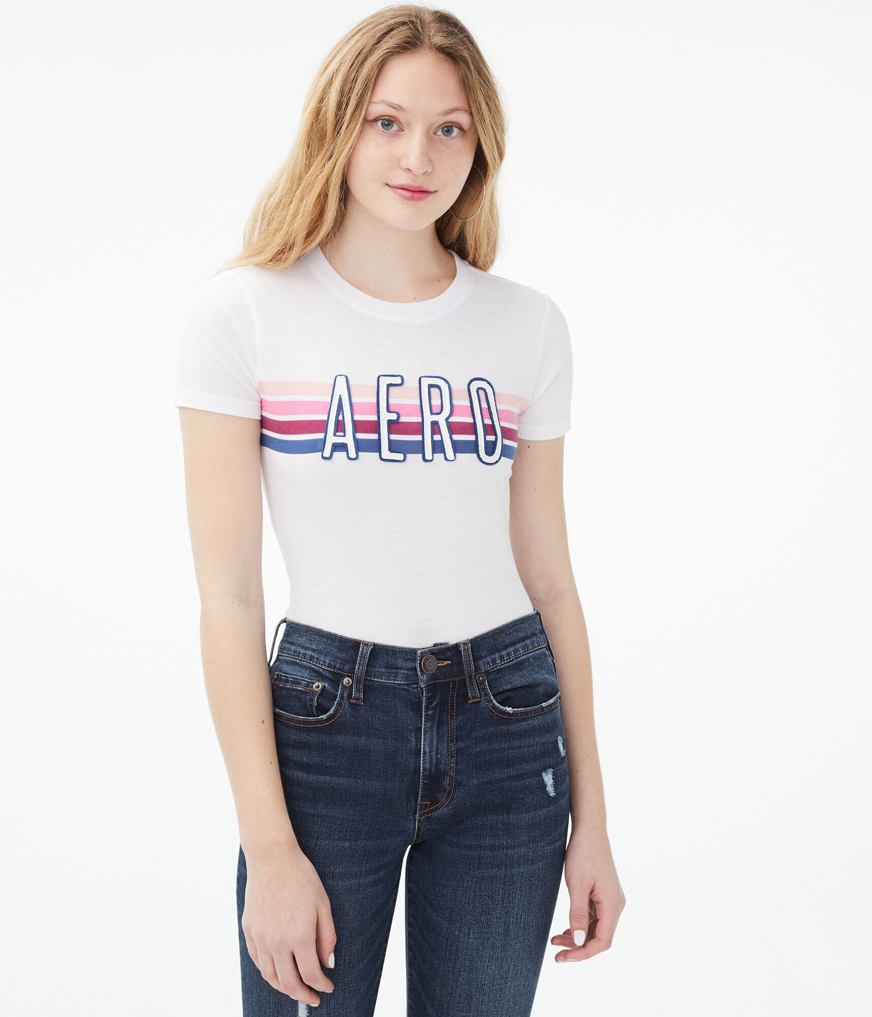 Aero Stripes Graphic Tee