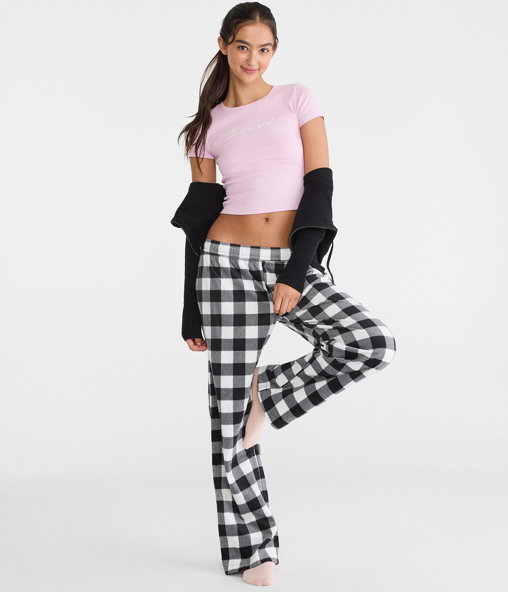 Buffalo Plaid Polyfleece Sleep Pants