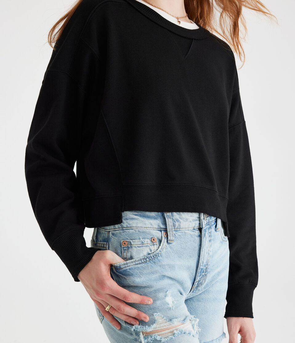 Solid Crew Sweatshirt