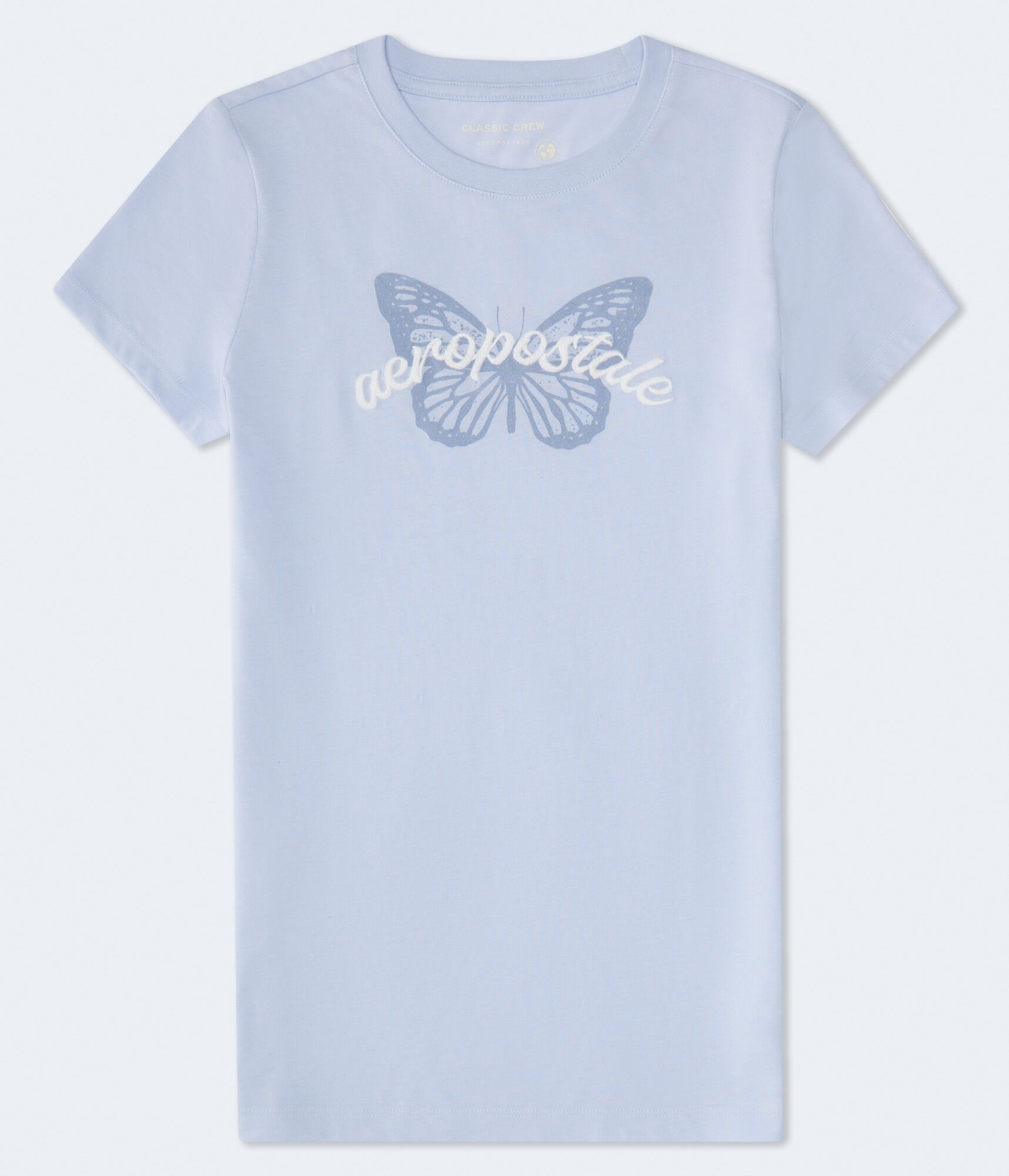 Aeropostale Script Butterfly Graphic Tee