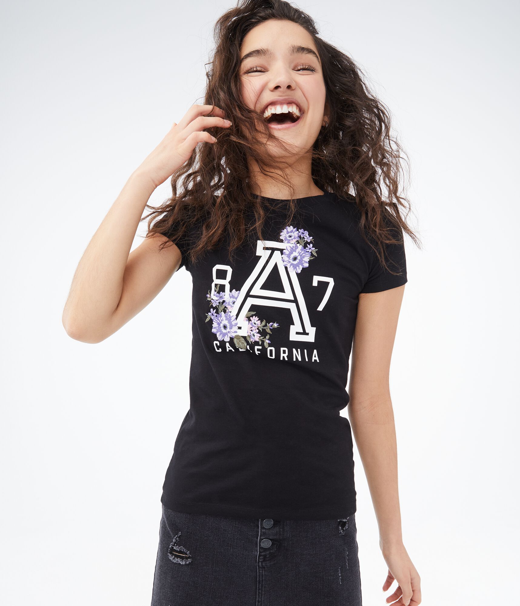 California Floral A87 Graphic Tee