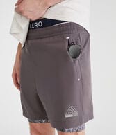 Aero MVMNT Camo 2-in-1 Hybrid Active Shorts 5.5"