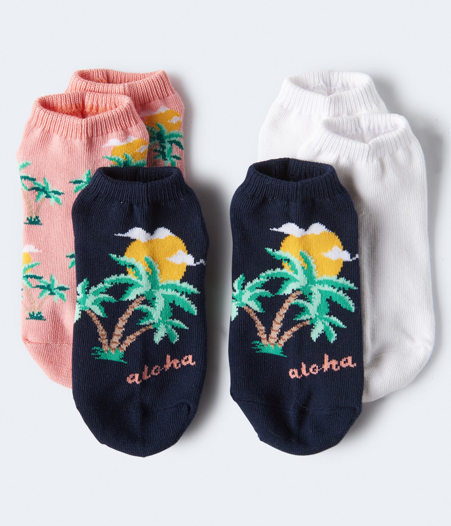 Aloha Tropical Ankle Sock 3-Pack