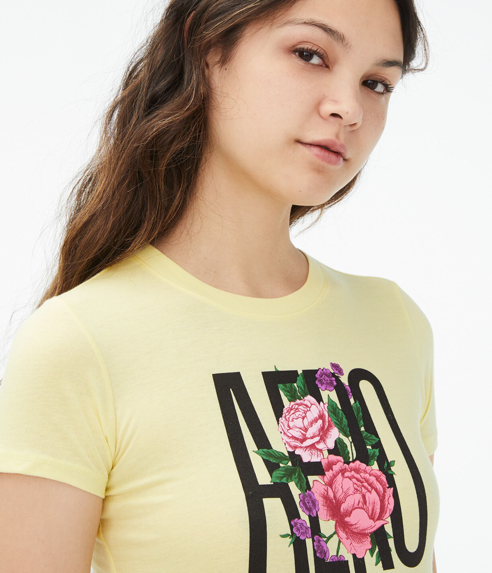 Aero Logo Roses Graphic Tee