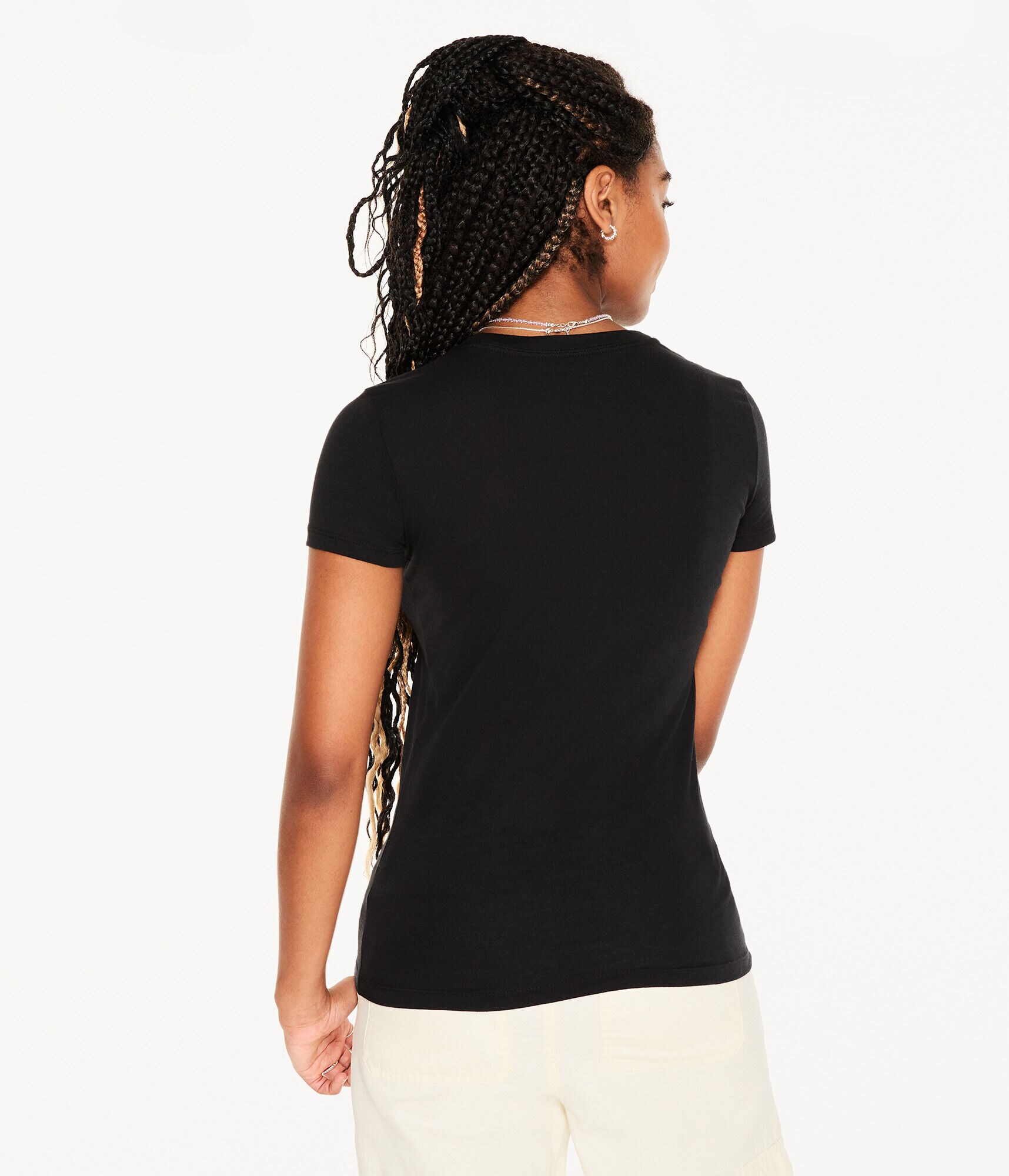 Skull Rose Flocked Graphic Tee