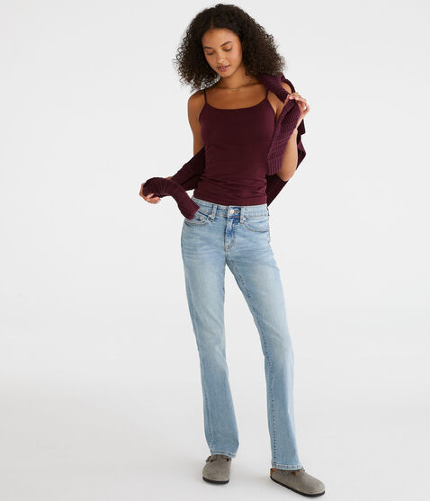 Mid-Rise Bootcut Jean
