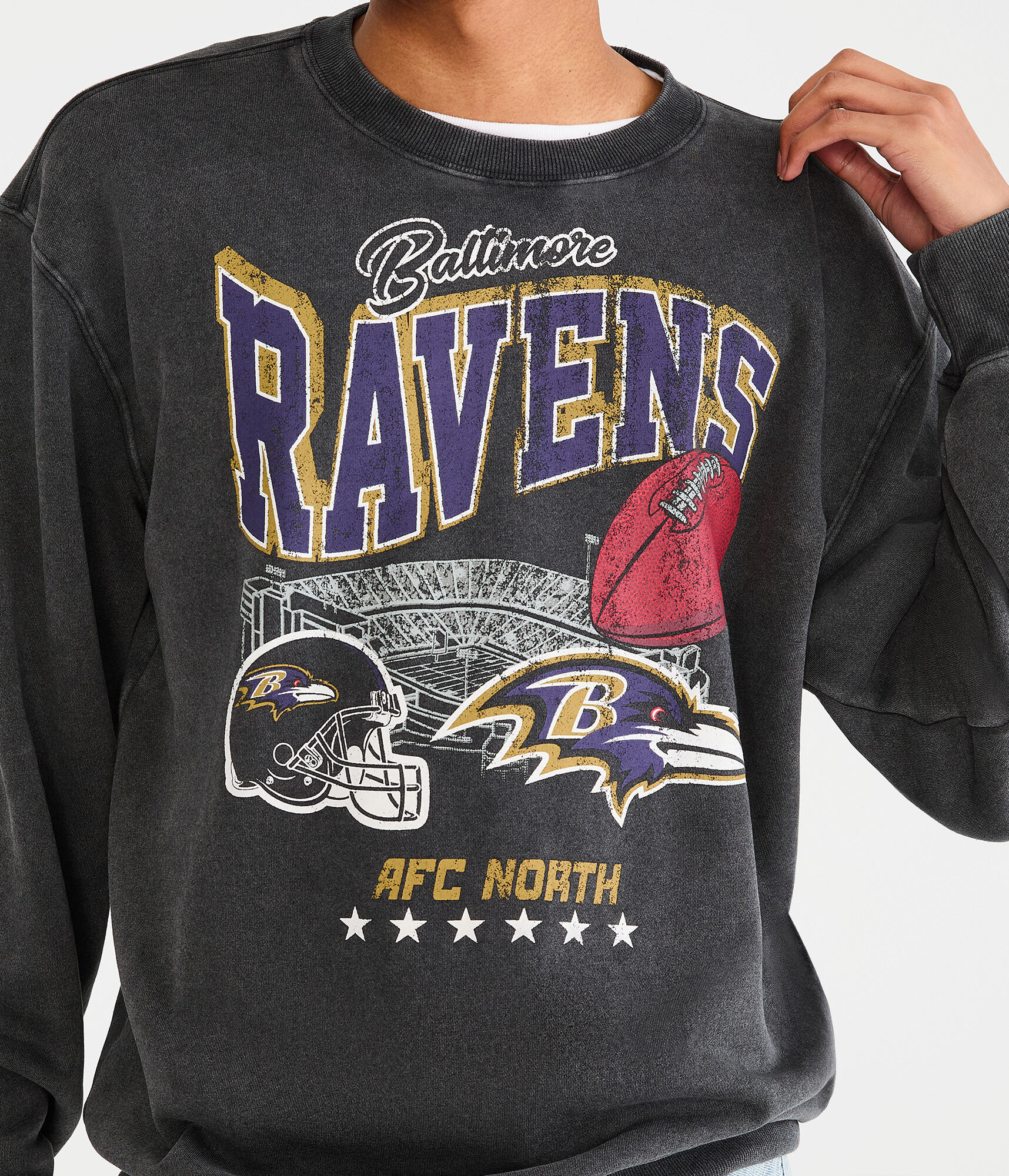 Baltimore Ravens Stadium Crew Sweatshirt