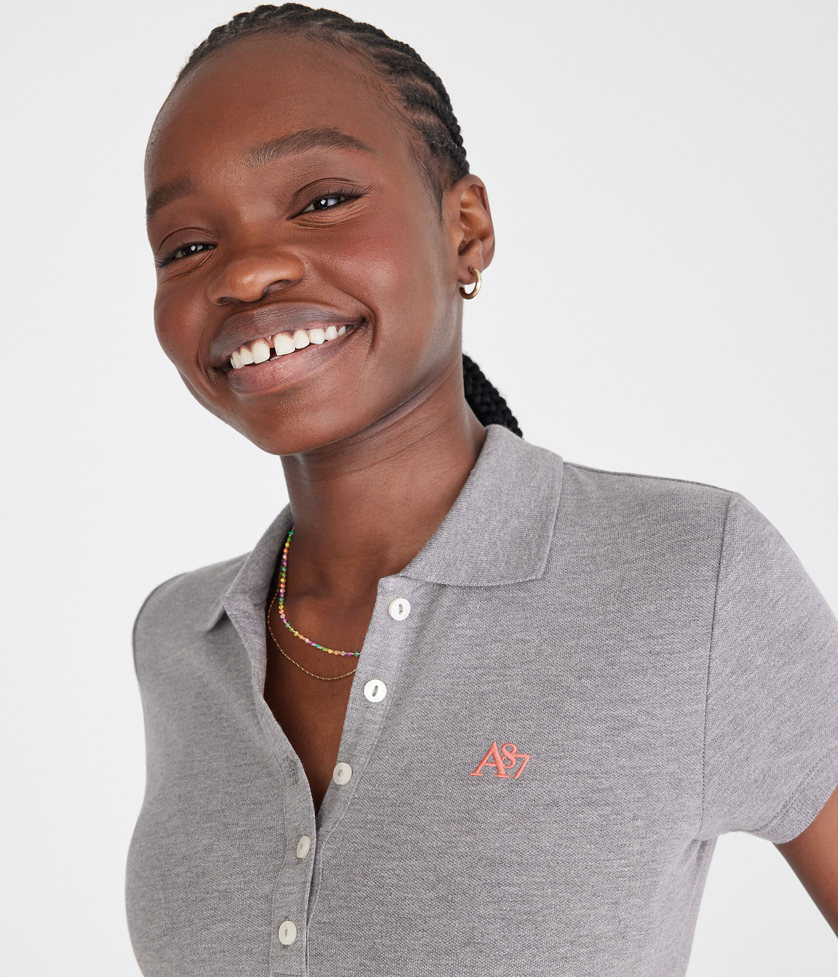 Women's Solid A87 Piqué Polo | Aeropostale