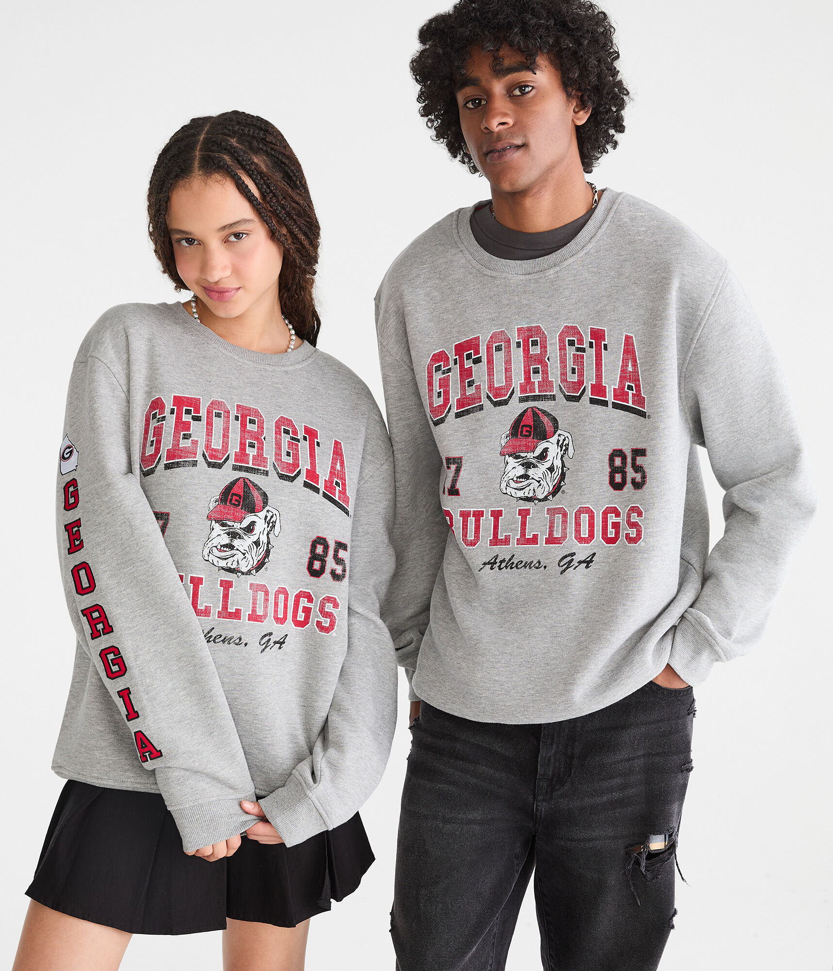 Georgia Bulldogs Crew Sweatshirt