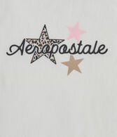 Aeropostale Leopard Star Graphic Tee