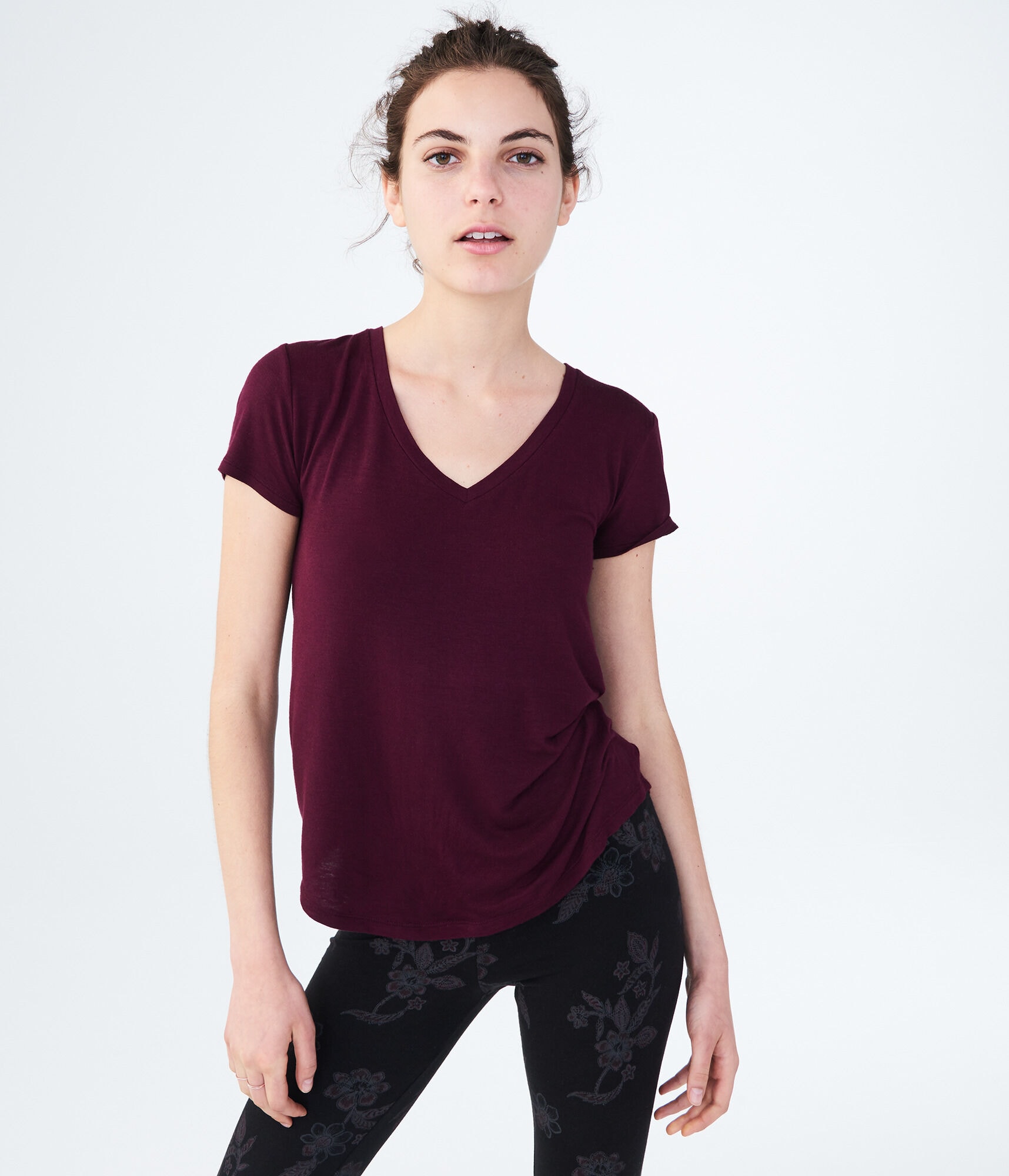 Seriously Soft Solid V-Neck Tee