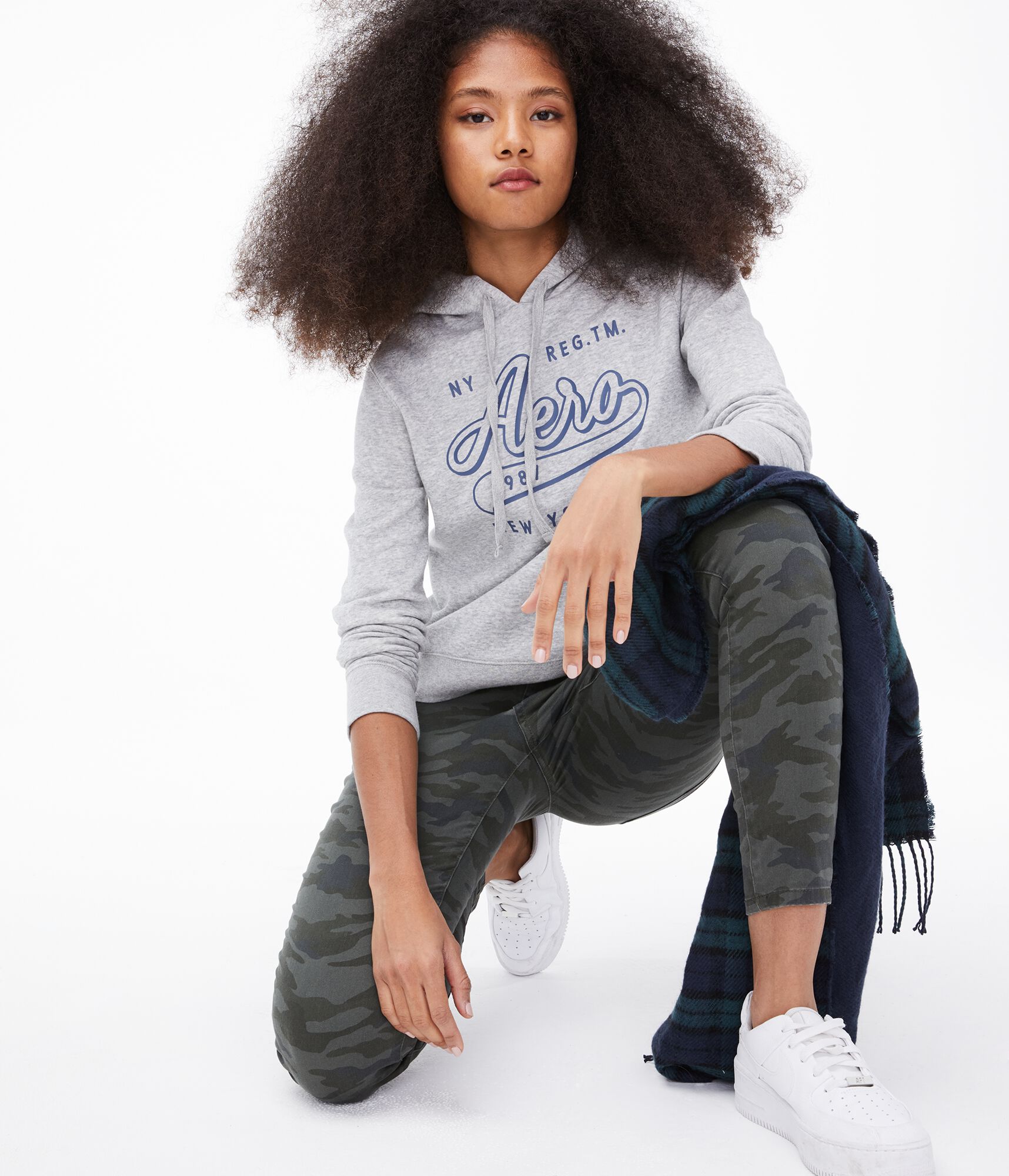 Aero Script Pullover Hoodie