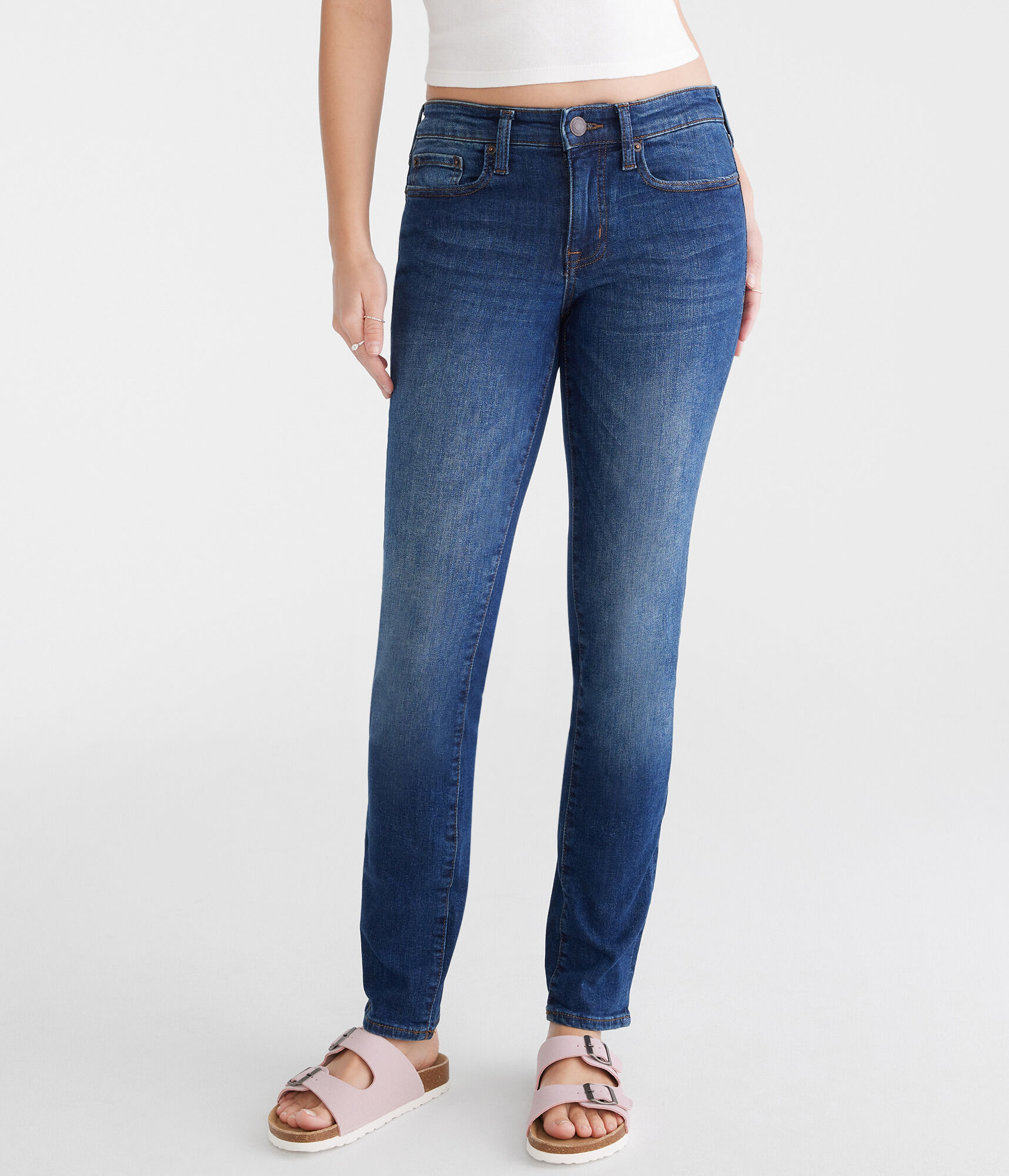 Premium Seriously Stretchy Mid-Rise Skinny Jean