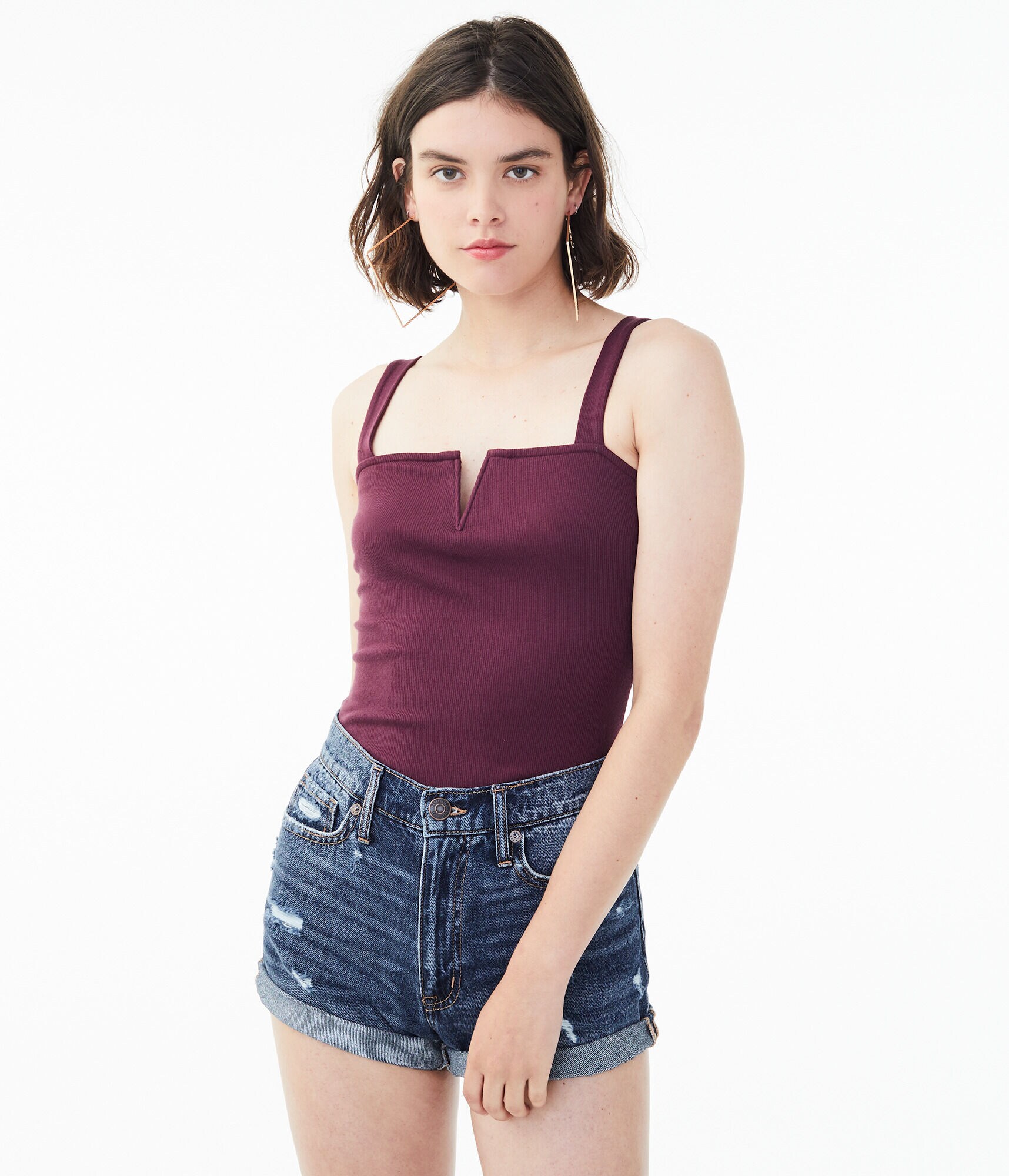 Seriously Soft Square-Neck V-Wire Tank