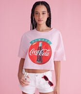 Coca-Cola Always Cropped Graphic Tee