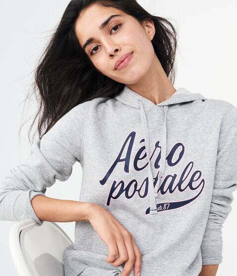 Script Logo Pullover Hoodie