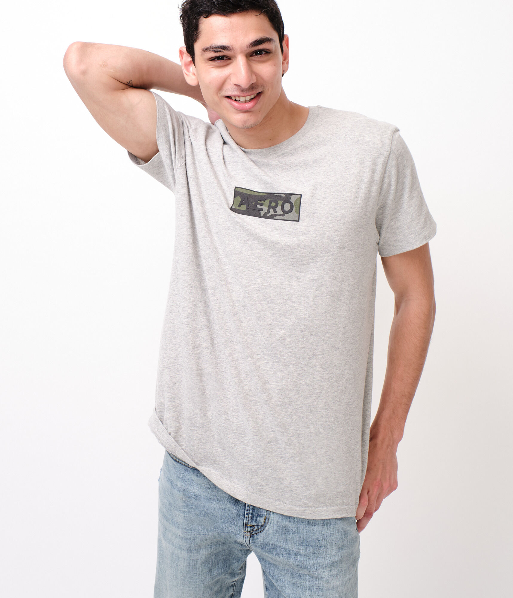 Camo Box Logo Graphic Tee