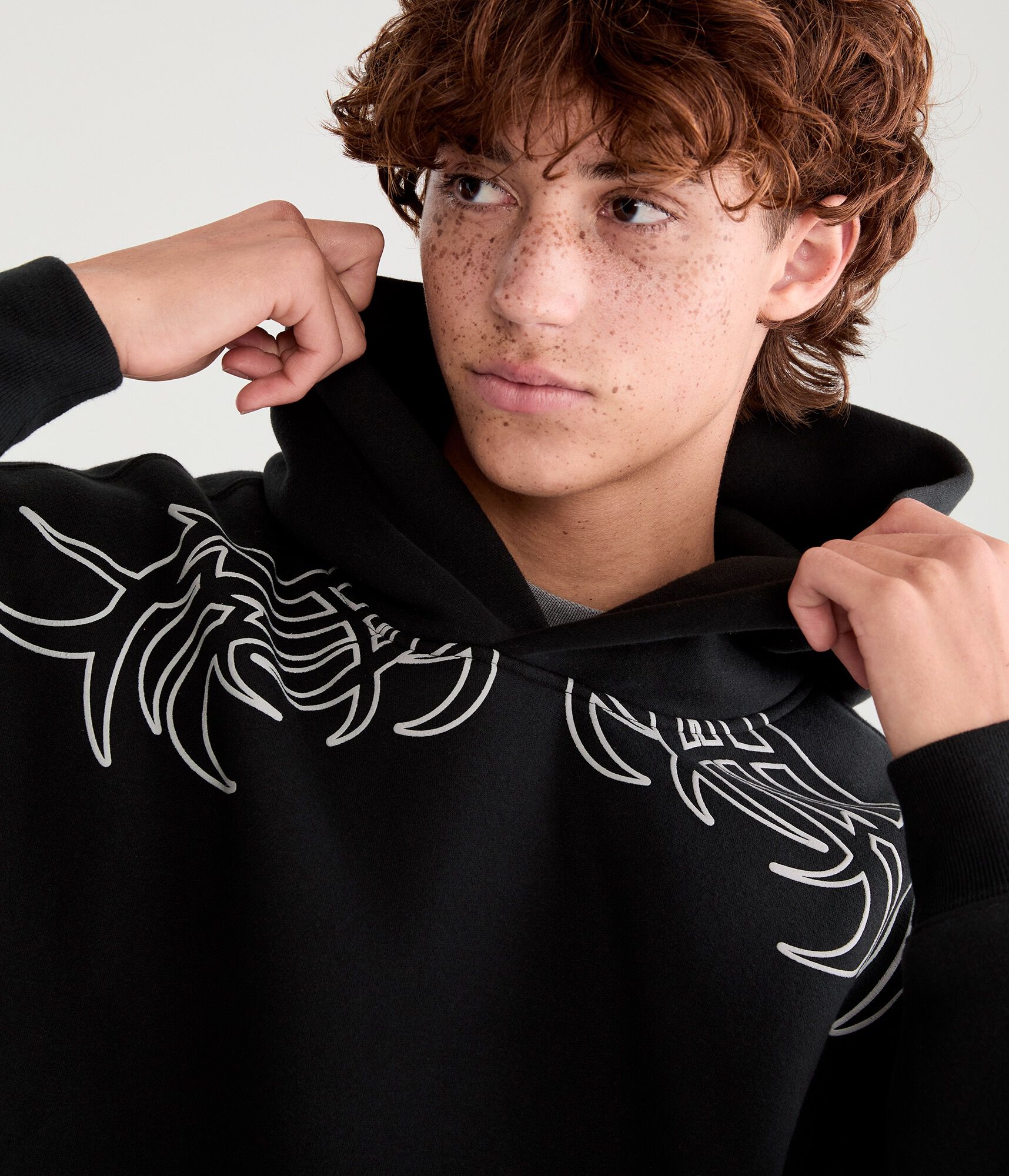 Cloud Soft Barbed Wire Pullover Hoodie