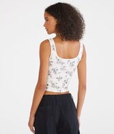 Floral Sweetheart Knit Tank