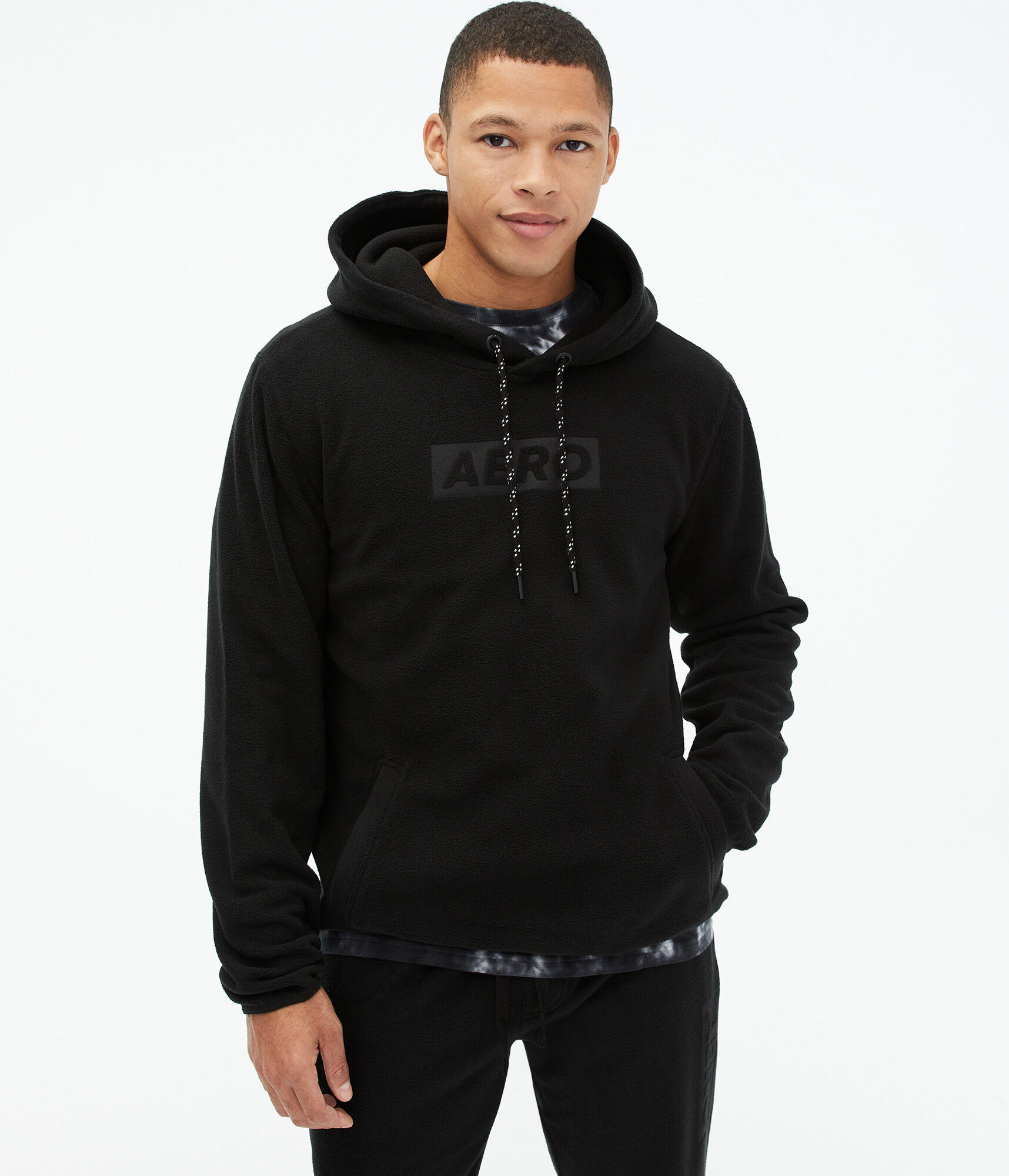 Tonal Logo Polyfleece Pullover Hoodie