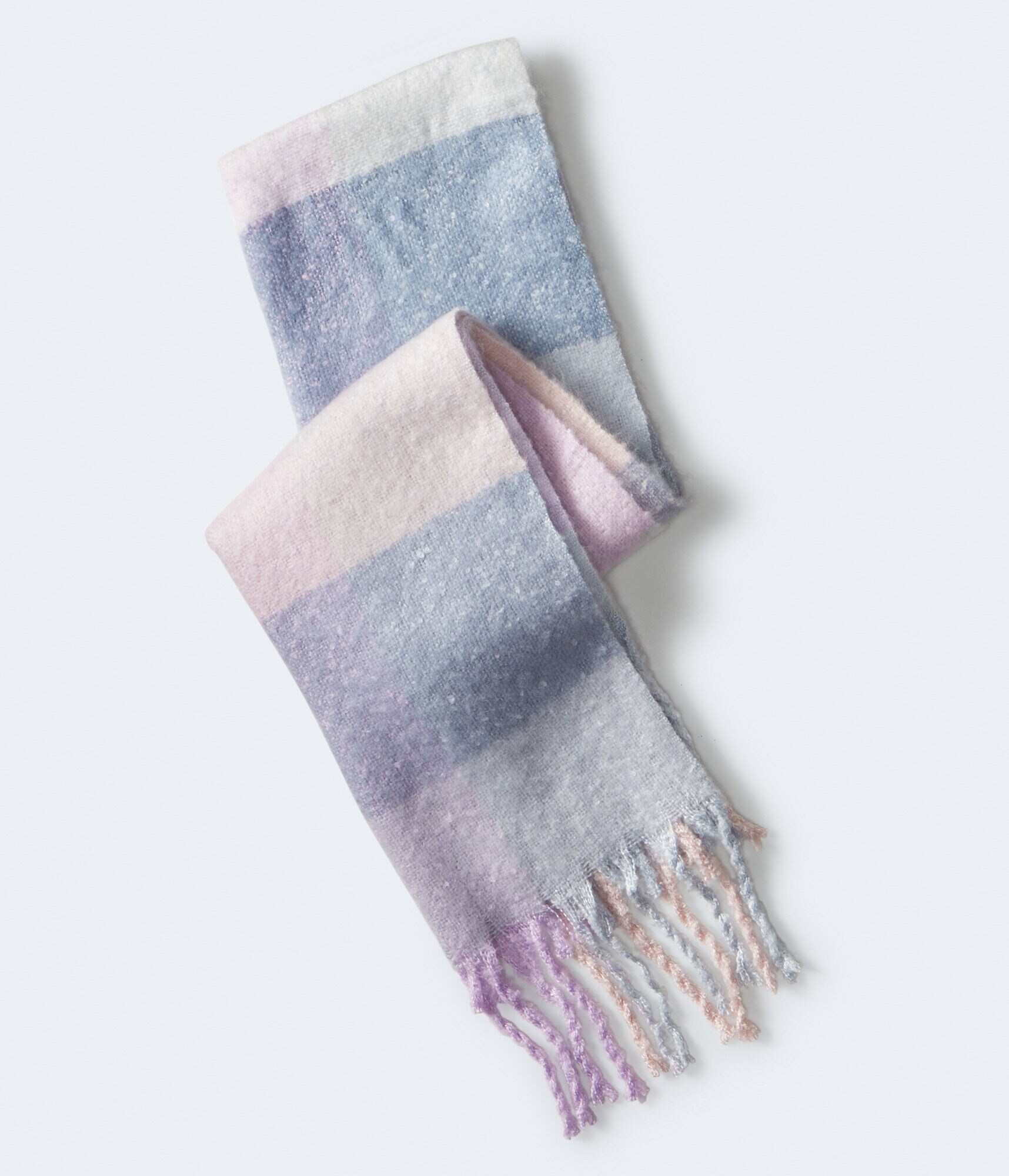 Ombr&eacute; Plaid Scarf