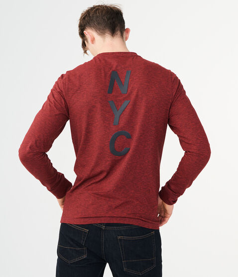 Long Sleeve A87 NYC Stretch Graphic Tee