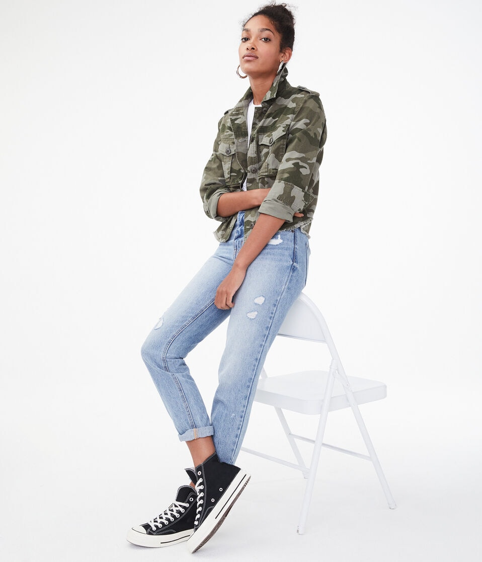 Camo Cropped Jacket