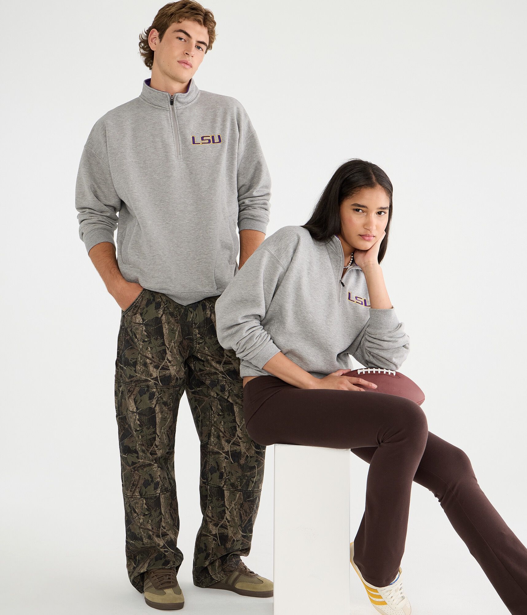 LSU Tigers Quarter-Zip Sweatshirt