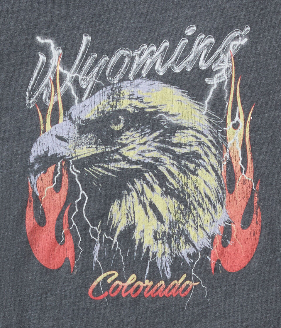 Wyoming Fire Eagle Graphic Tee